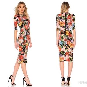Alice + Olivia—Floral Multicolor Dress, Sz 2